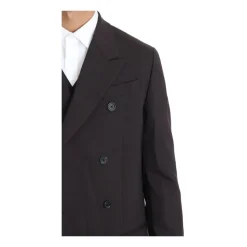Wool Stretch Long 3 Piece Suit