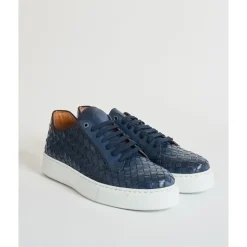 Woven Leather Sneaker